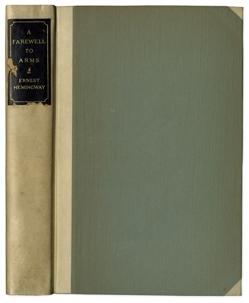 Ernest Hemingway Signed First Limited Edition of ''A Farewell to Arms'' -- Scarce in Original Slipcase